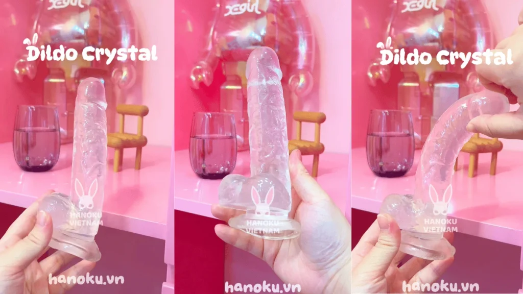 Dương vật giả trong suốt nhỏ xinh