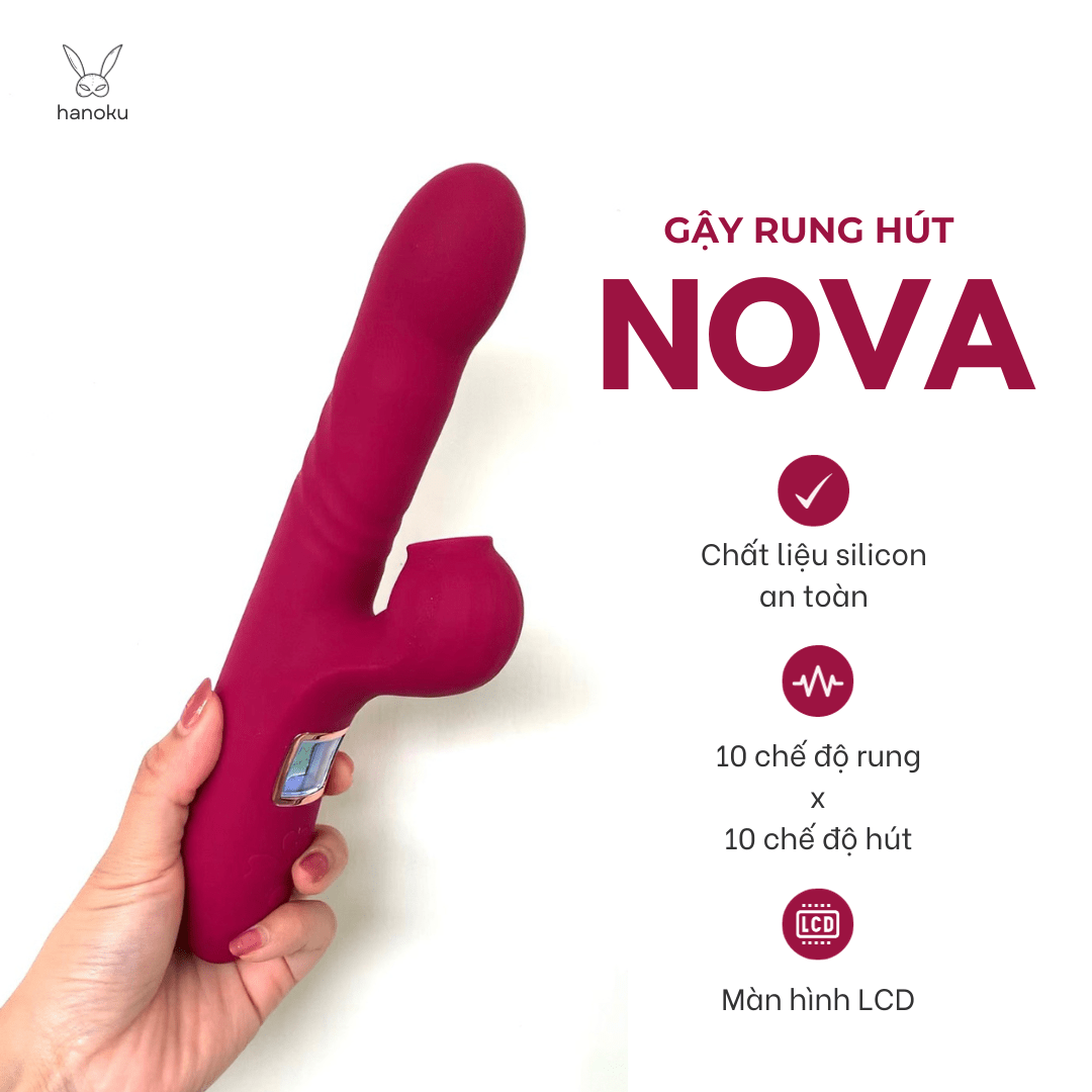 gậy rung hút Nova