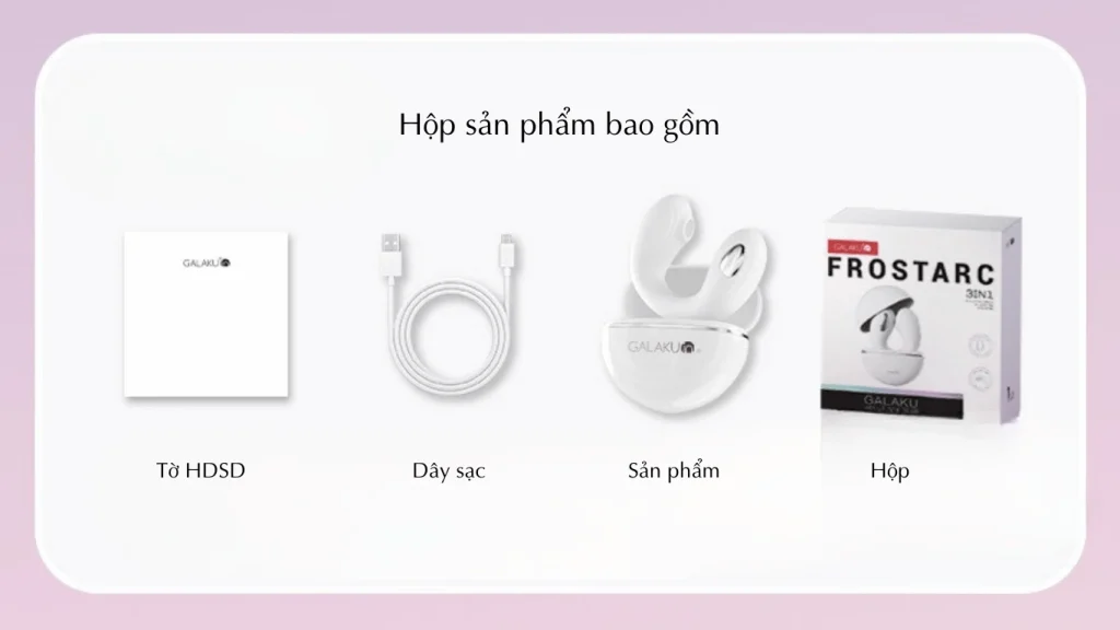 Hộp sản phẩm bao gồm