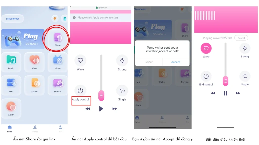 Bước 4 kết nối không giới hạn khoảng cách