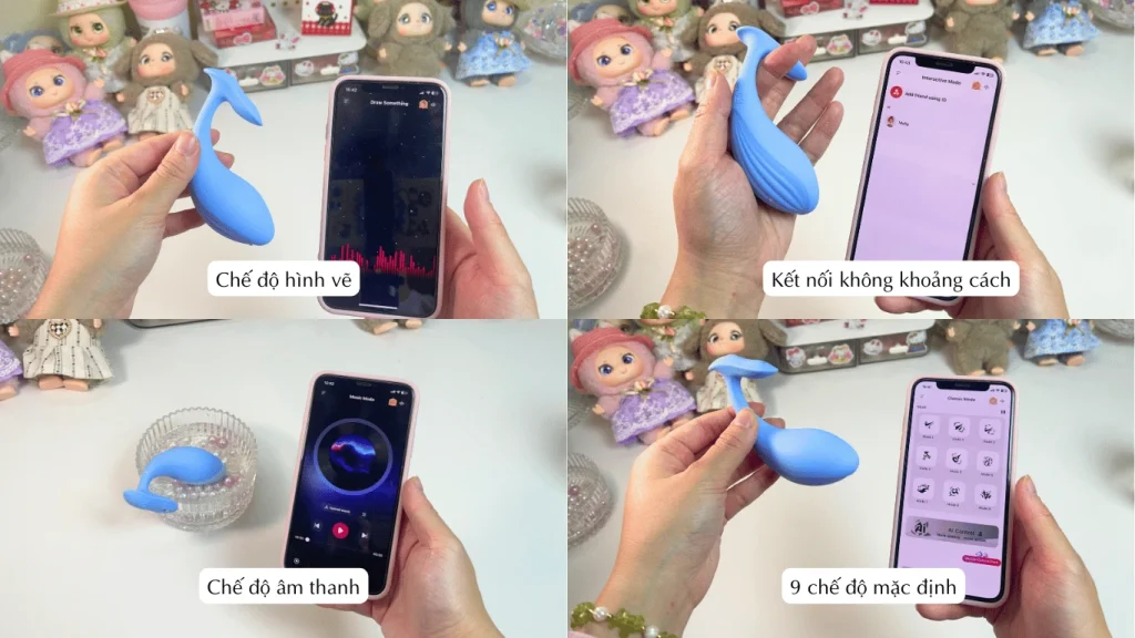 cá voi nery điều khiển từ xa qua app không giới hạn khoảng cách