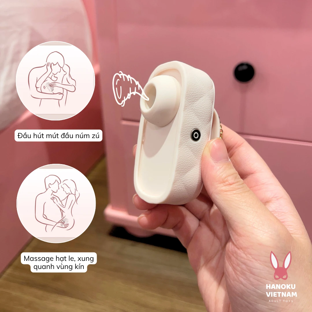 Trứng Rung Hút 2in1