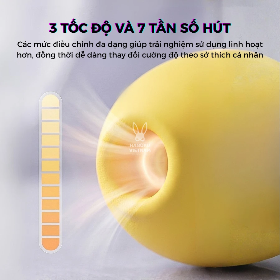 do-choi-nguy-trang-hinh-qua-chanh máy hút 3 tốc độ 7 tần số Cute Lemon